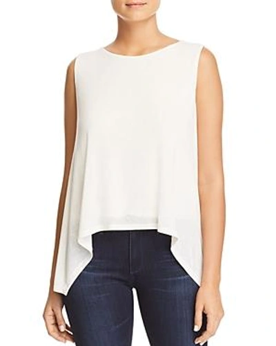 Shop B Collection By Bobeau Faith Asymmetric Layered Tank In Ivory