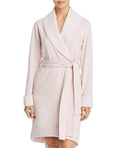 Shop Ugg Blanche Ii Double-knit Fleece Robe In Sachet Pink Heather