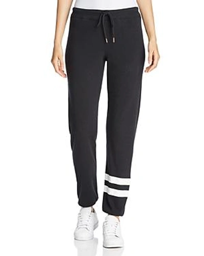 Shop Marc New York Performance Graphic-stripe Sweatpants In Black