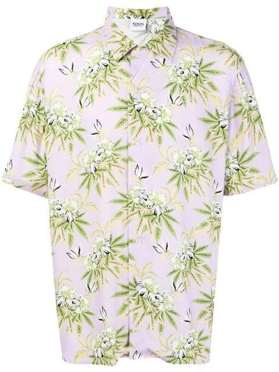 Shop Sss World Corp Floral Print Shirt In Pink