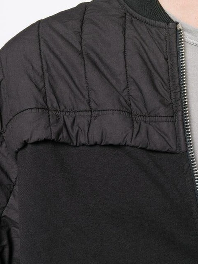 Shop Andrea Ya'aqov Padded Bomber Jacket - Black