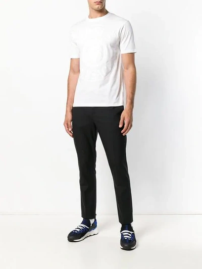 Shop Versus Tonal Logo Printed T-shirt In White