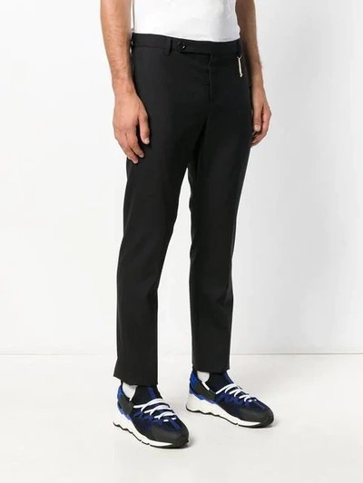 Shop Versus Safety Pin Tailored Trousers - Black