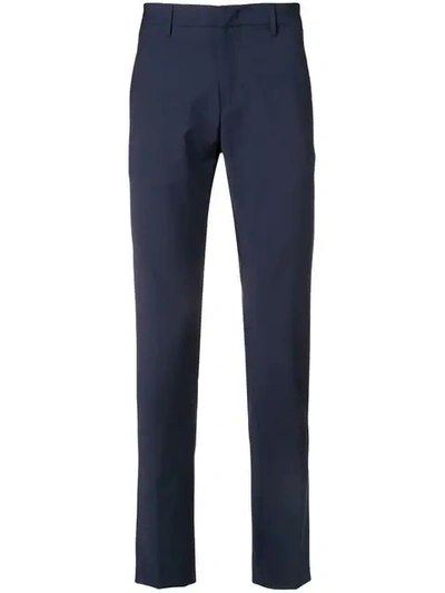 Shop Dondup Tailored Trousers In Blue