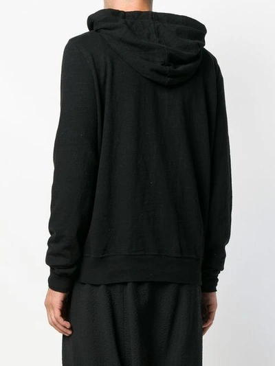 Shop Rick Owens Drkshdw Hooded Jacket - Black