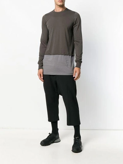 Shop Rick Owens Drkshdw Double Layer Sweatshirt