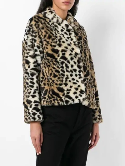 Shop Bellerose Leopard Print Jacket - Brown