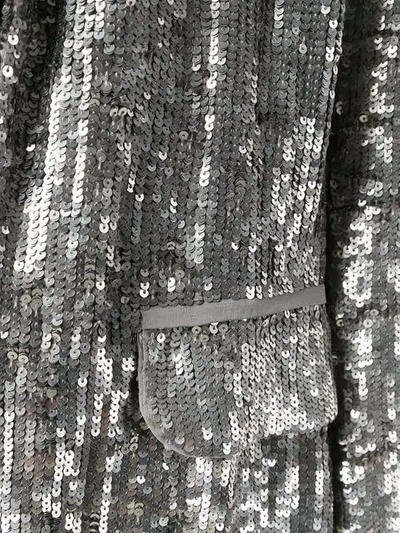 Shop P.a.r.o.s.h . Sequins Embellished Jacket - Grey