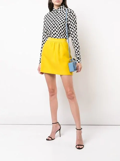 Shop Milly Short A-line Skirt - Yellow