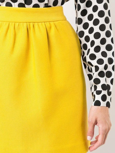 Shop Milly Short A-line Skirt - Yellow