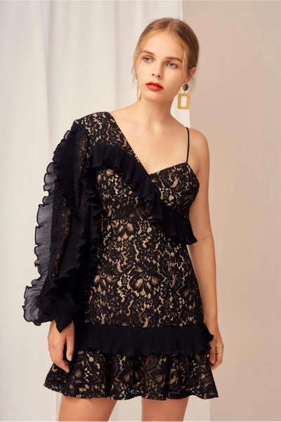 Shop Keepsake Timeless Lace Dress In Black