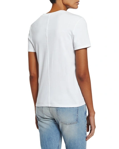 The Row Essentials Wesler Cotton-jersey T-shirt In White