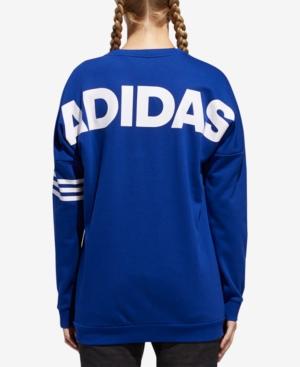 Adidas Originals Adidas Relaxed Logo Sweatshirt In Mystery Ink | ModeSens