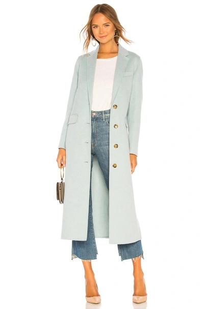 Shop Elizabeth And James Russel Classic Coat In Baby Blue