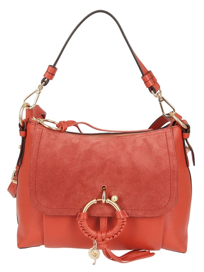 Shop See By Chloé Joan Shoulder Bag In Red