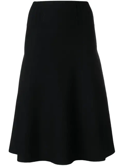 Shop Dorothee Schumacher High-waist Knitted Skirt - 999 Black