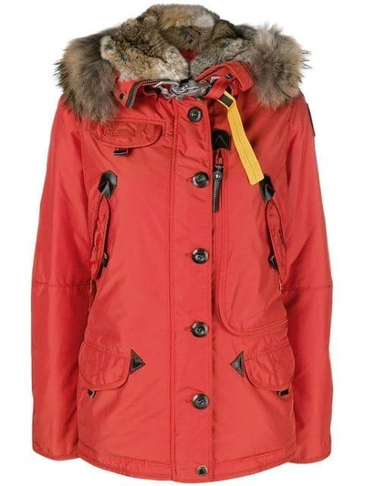 Shop Parajumpers Zipped Padded Jacket - Yellow