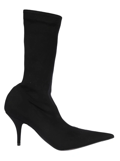Shop Balenciaga Knife Ankle Boots In Black