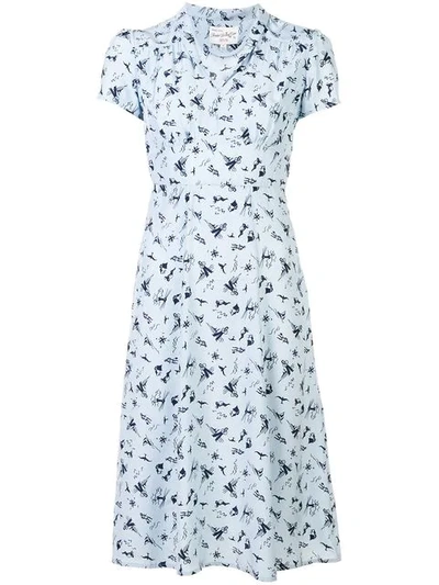 Shop Hvn Morgan Dress - Blue
