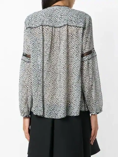 Shop Dorothee Schumacher Printed Blouse - Black