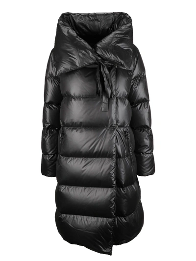 Shop Bacon Clothing Bacon Oversize Collar Padded Coat In Black