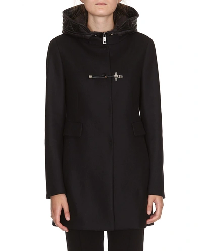 Shop Fay Coat Jacket In Black