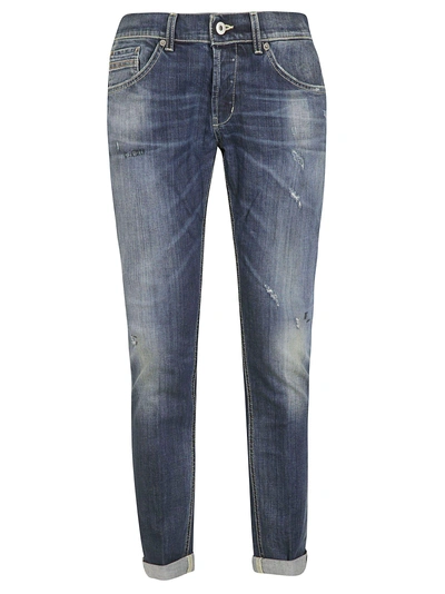 Shop Dondup Distressed Jeans In Medio