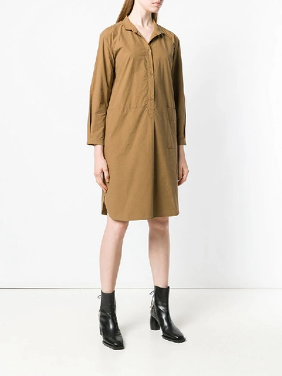 Shop Humanoid Shirt Dress - Brown