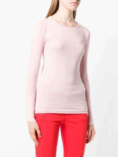 Shop Humanoid Boat Neck T-shirt In Pink & Purple