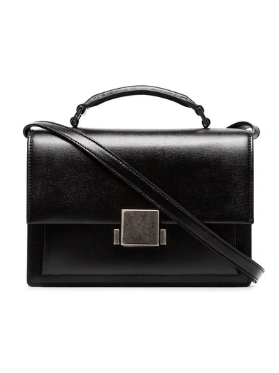 Shop Saint Laurent Black Bellechasse Leather Shoulder Bag