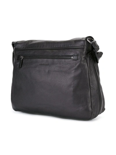 Shop Orciani Pocket Detail Messenger Bag - Black