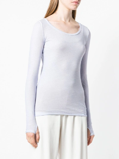 Shop Humanoid Boat Neck Sweater - Blue