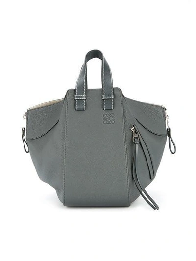 Shop Loewe Small Hammock Bag - Grey