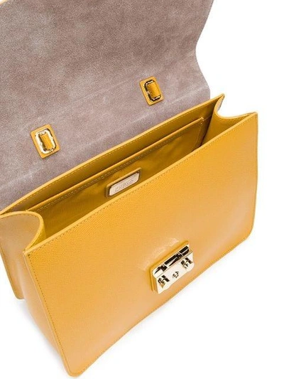 Shop Furla Metropolis Tote - Yellow