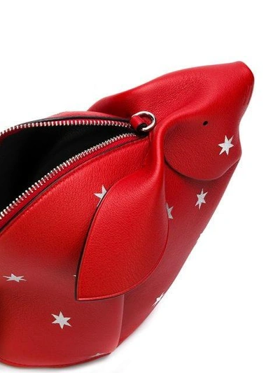 Shop Loewe Starred Bunny Bag In Red