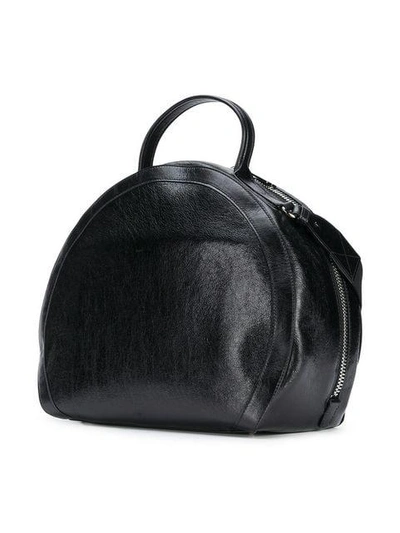 Shop Balmain Paris Logo Studded Tote Bag In Black