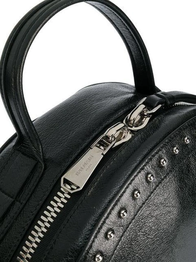 Shop Balmain Paris Logo Studded Tote Bag In Black