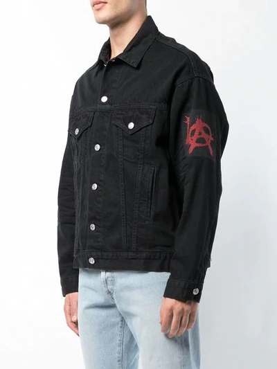 Shop Adaptation Denim Jacket In Black