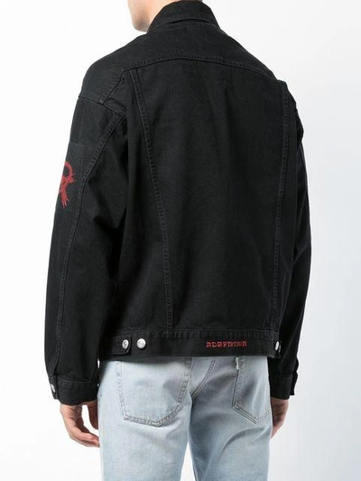 Shop Adaptation Denim Jacket In Black