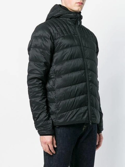 Shop Canada Goose Short Padded Jacket - Black