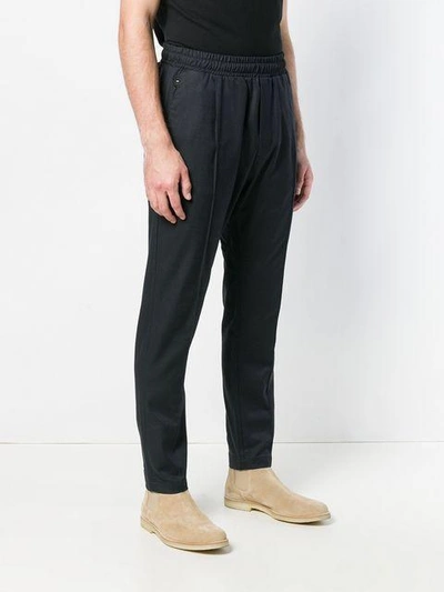 Shop Low Brand Elasticated Waist Track Pants In Blue