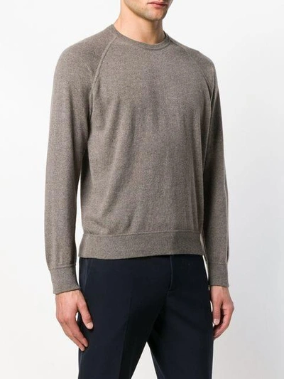 Shop Barba Loose Fitted Sweater In 039 Marrone