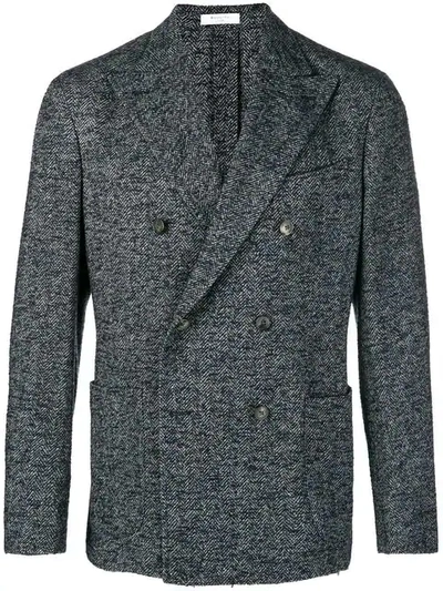 Shop Boglioli Blazer Jacket - Blue