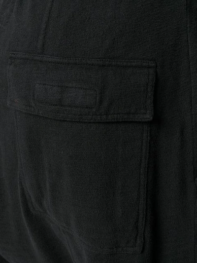Shop Rick Owens Drkshdw Drop-crotch Track Pants - Black