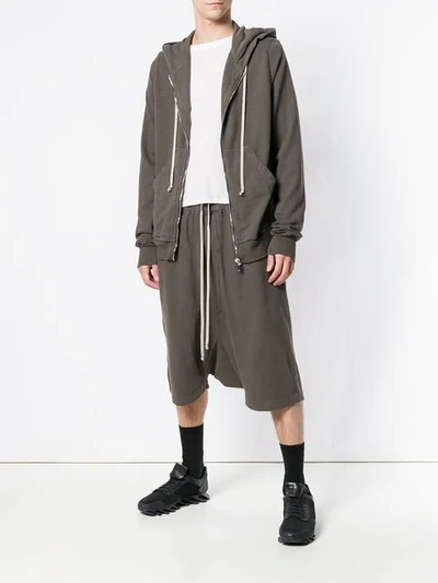 Shop Rick Owens Drkshdw Drop In Grey