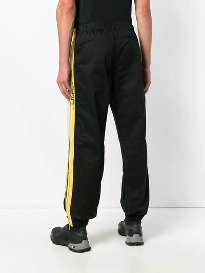 Shop Givenchy Contrast Panel Track Pants In Black