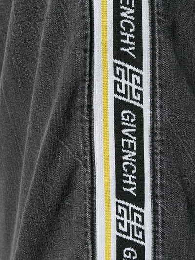 Shop Givenchy Slim Fit Denim Shirt In Grey
