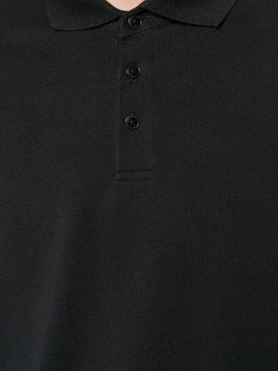 Shop Z Zegna Longsleeved Polo Shirt - Black