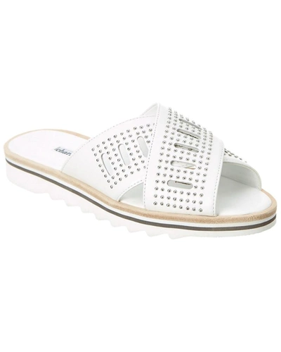 Shop Charles David Sneaky Leather Slide In Nocolor