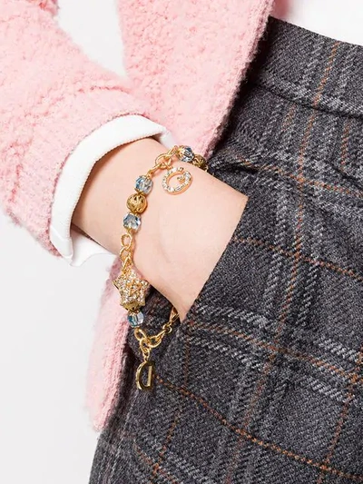 Shop Dolce & Gabbana Charm Bracelet In Metallic